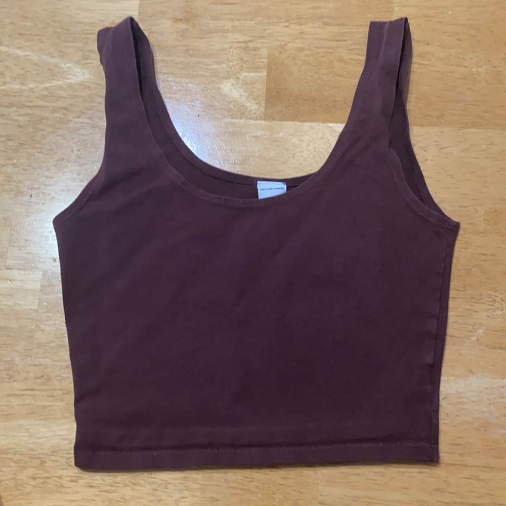 Groceries Apparel Purple Crop S